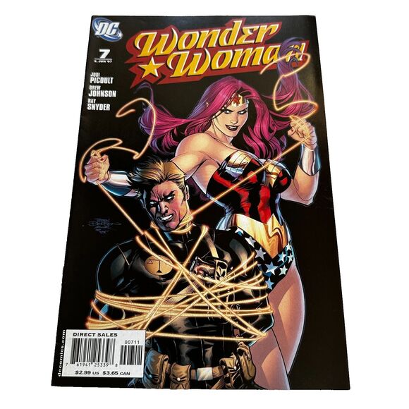 Wonder Woman #7 DC Comics 2007 Jodi Picoult Drew Johnson Ray Snyder - Picture 1 of 4